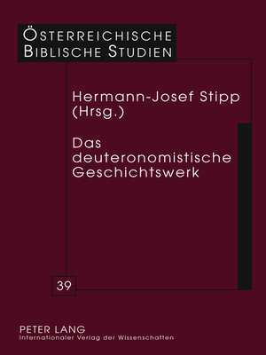 cover image of Das deuteronomistische Geschichtswerk